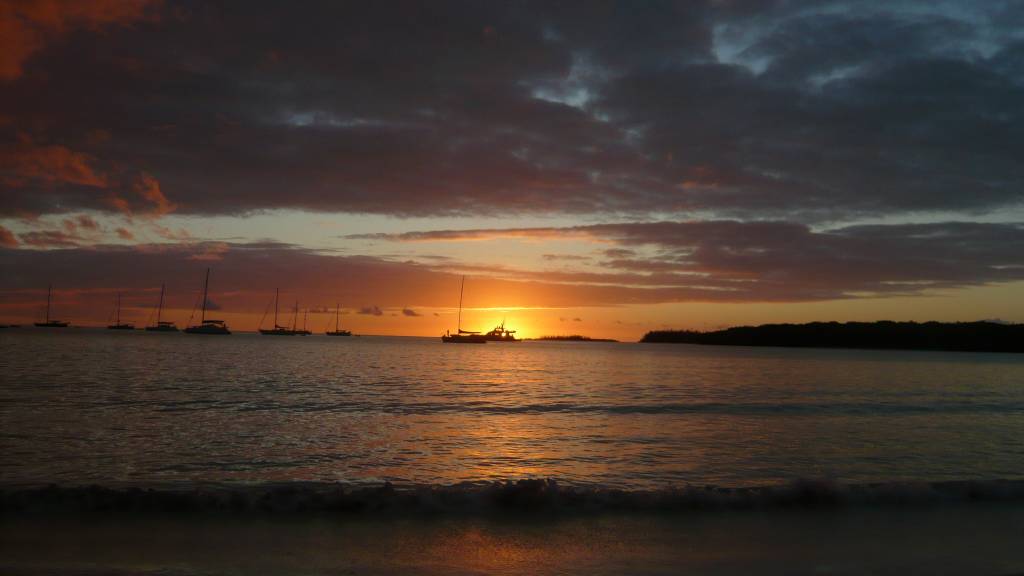 l'Ile des Pins: Coucher de soleil