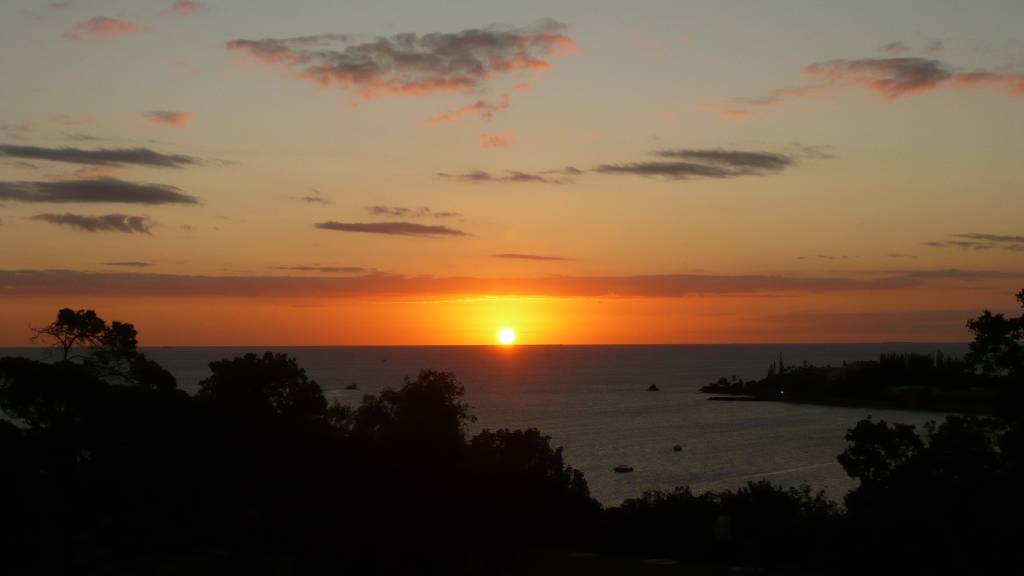 Nouméa: Coucher de soleil