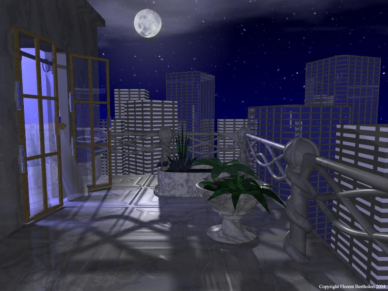 PovRay: Souffle de nuit