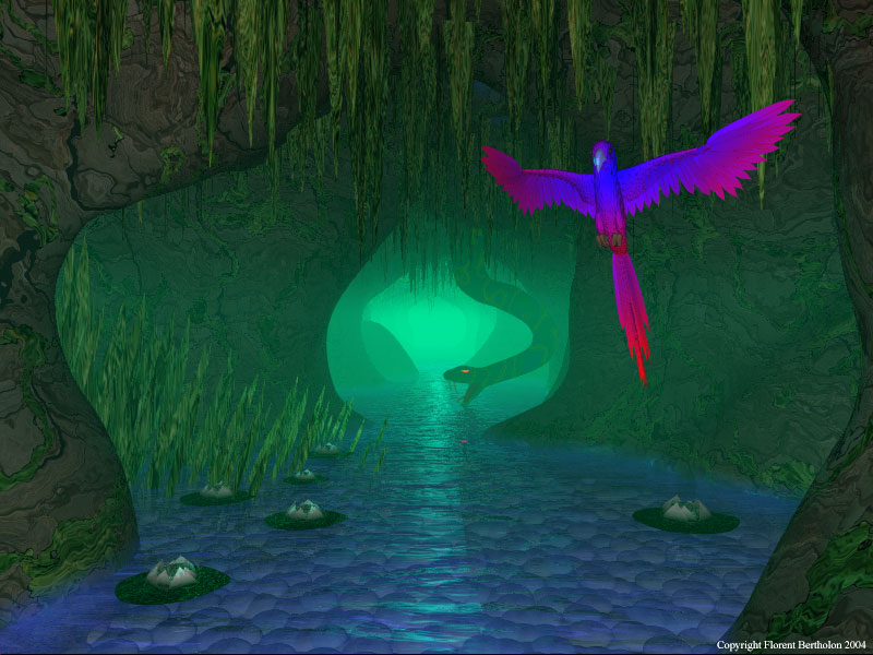 PovRay: L'âme de la jungle