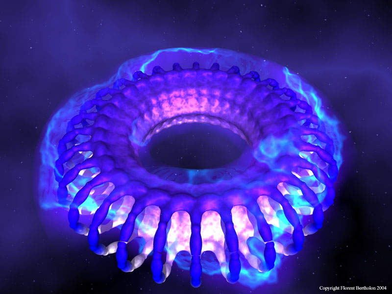 PovRay Goa: Space Torus