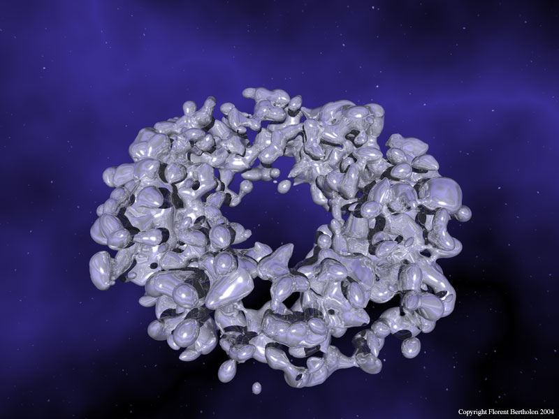 PovRay Goa: Space Torus